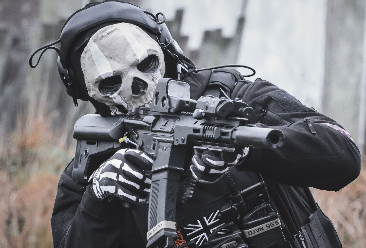Airsoft Ghost Mask face protection