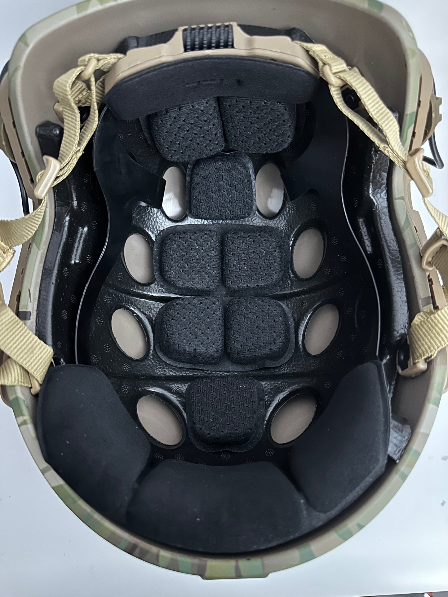 Super high cut Fast Helmet with claw mounted Comtac headset