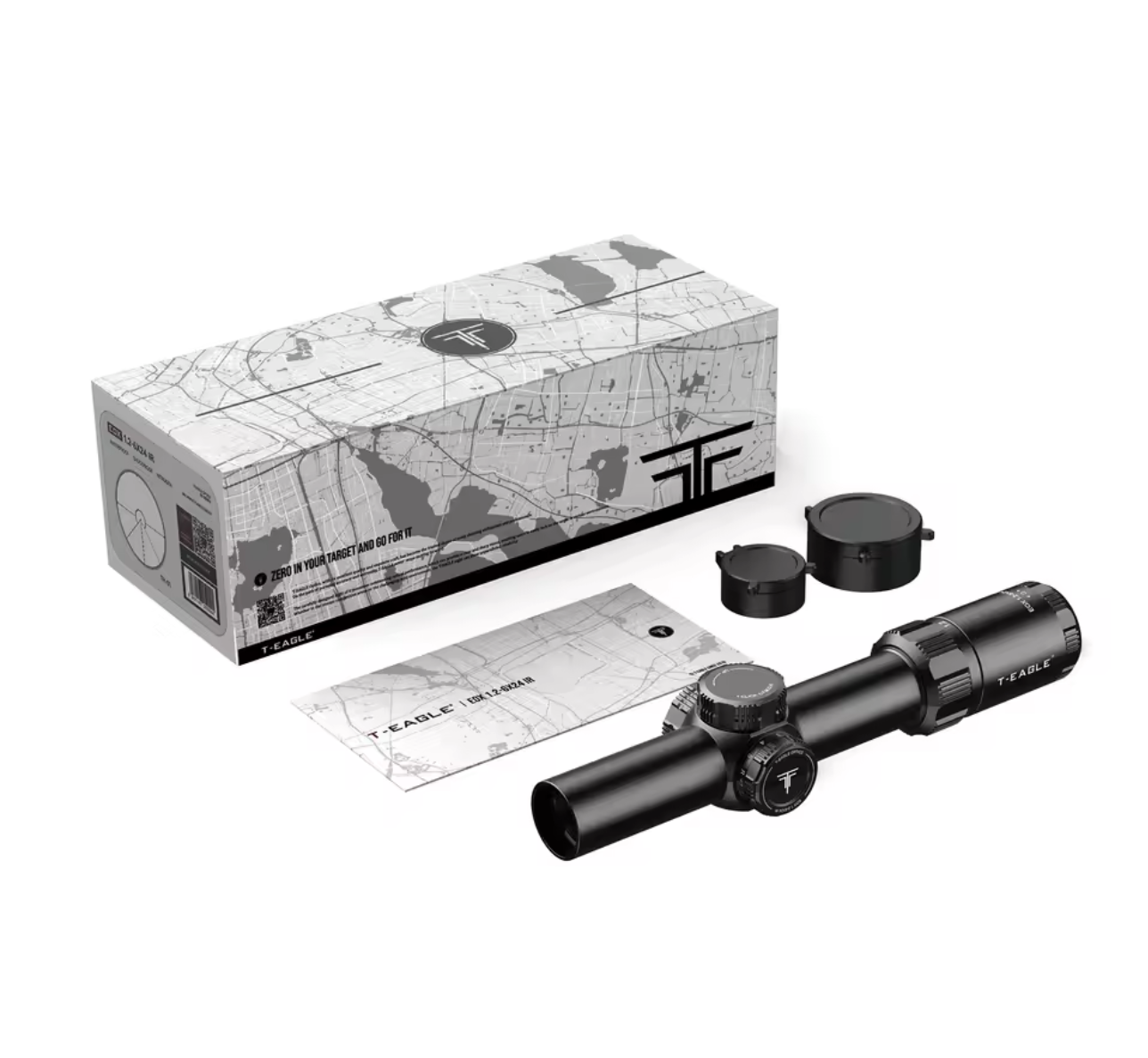 LPVO 1.2-6X24 sight with illuminated reticule