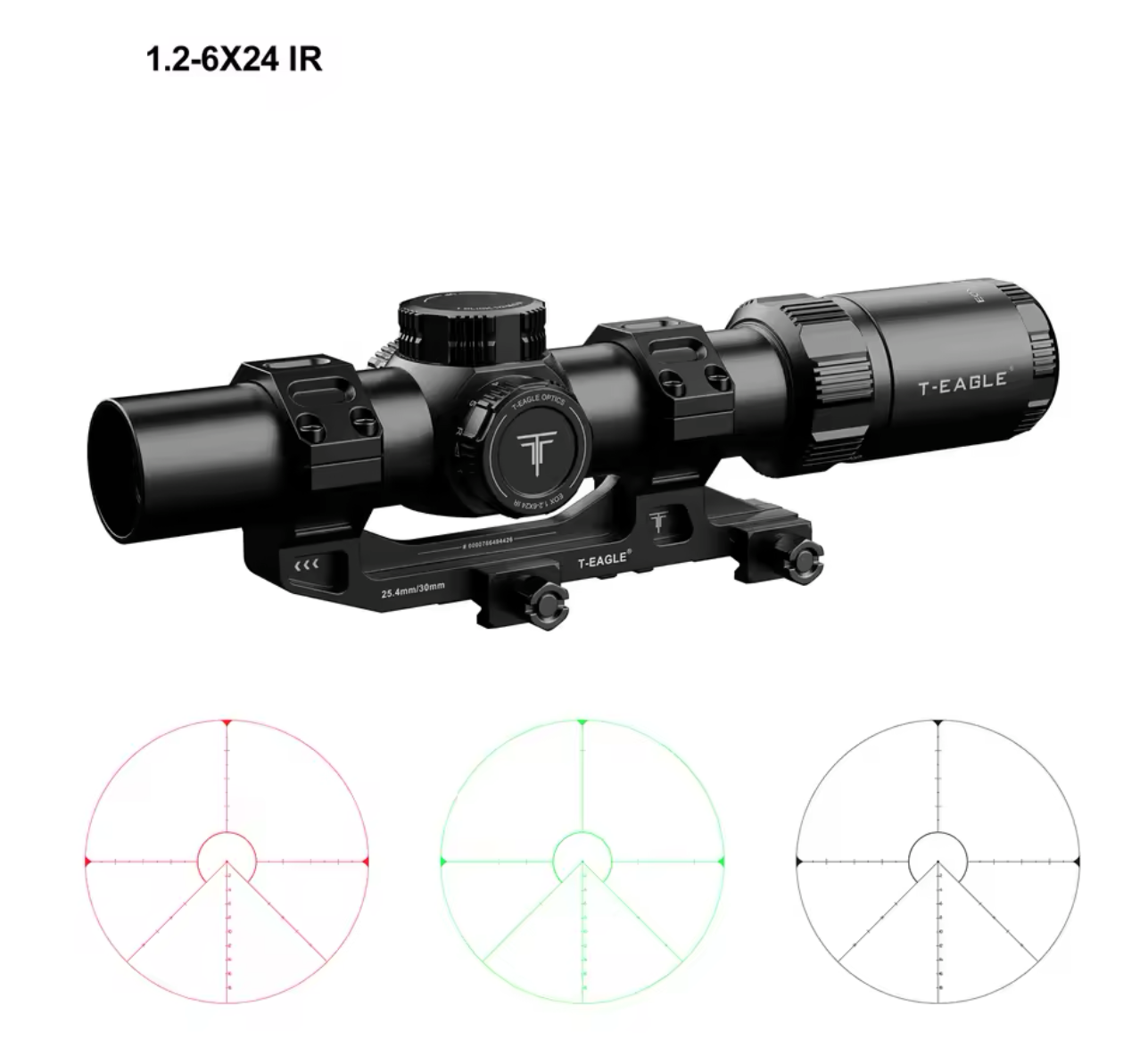 LVPO 1.2-6X24 Sight with Red dot sight.
