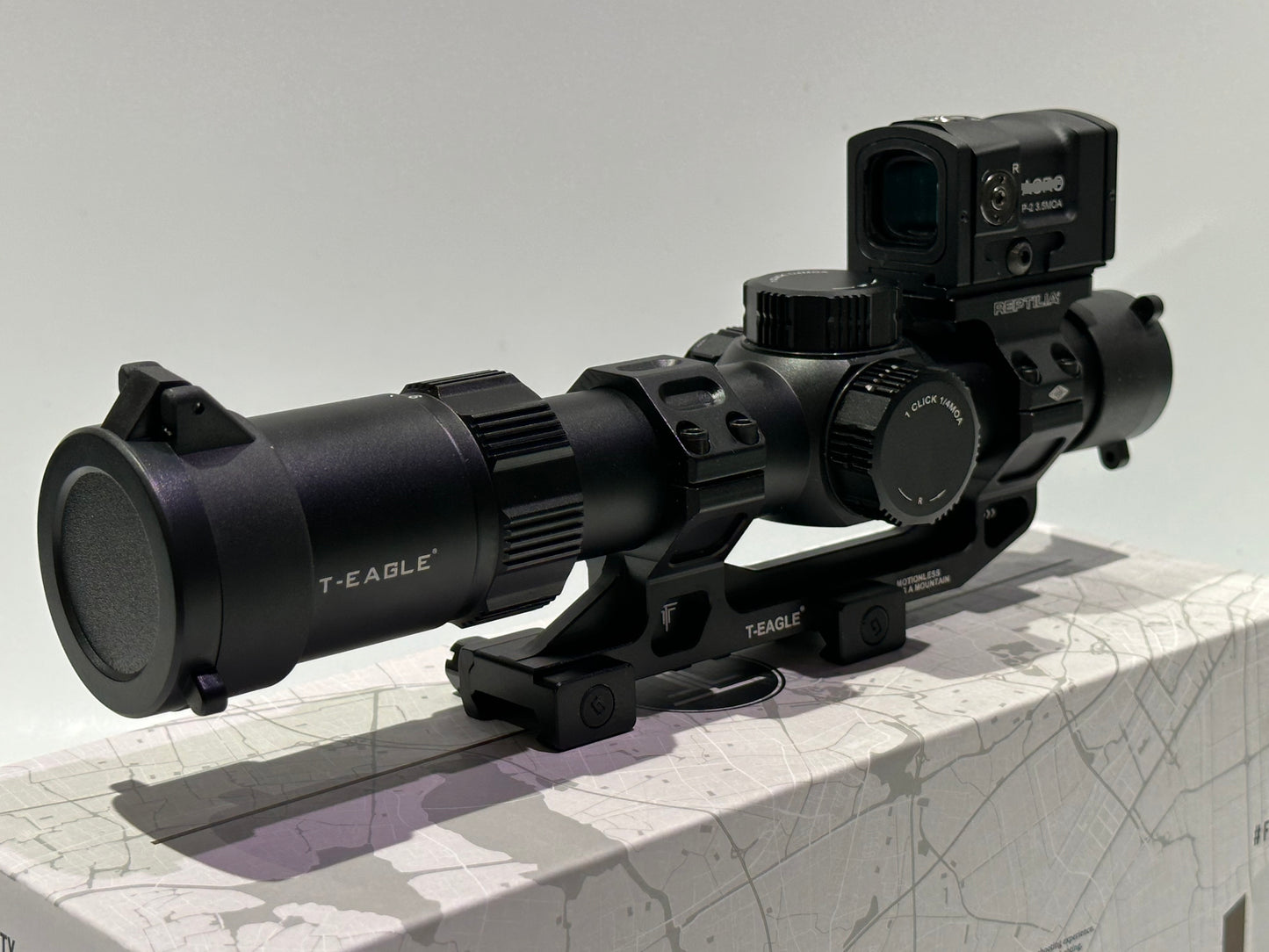 LVPO 1.2-6X24 Sight with Red dot sight.