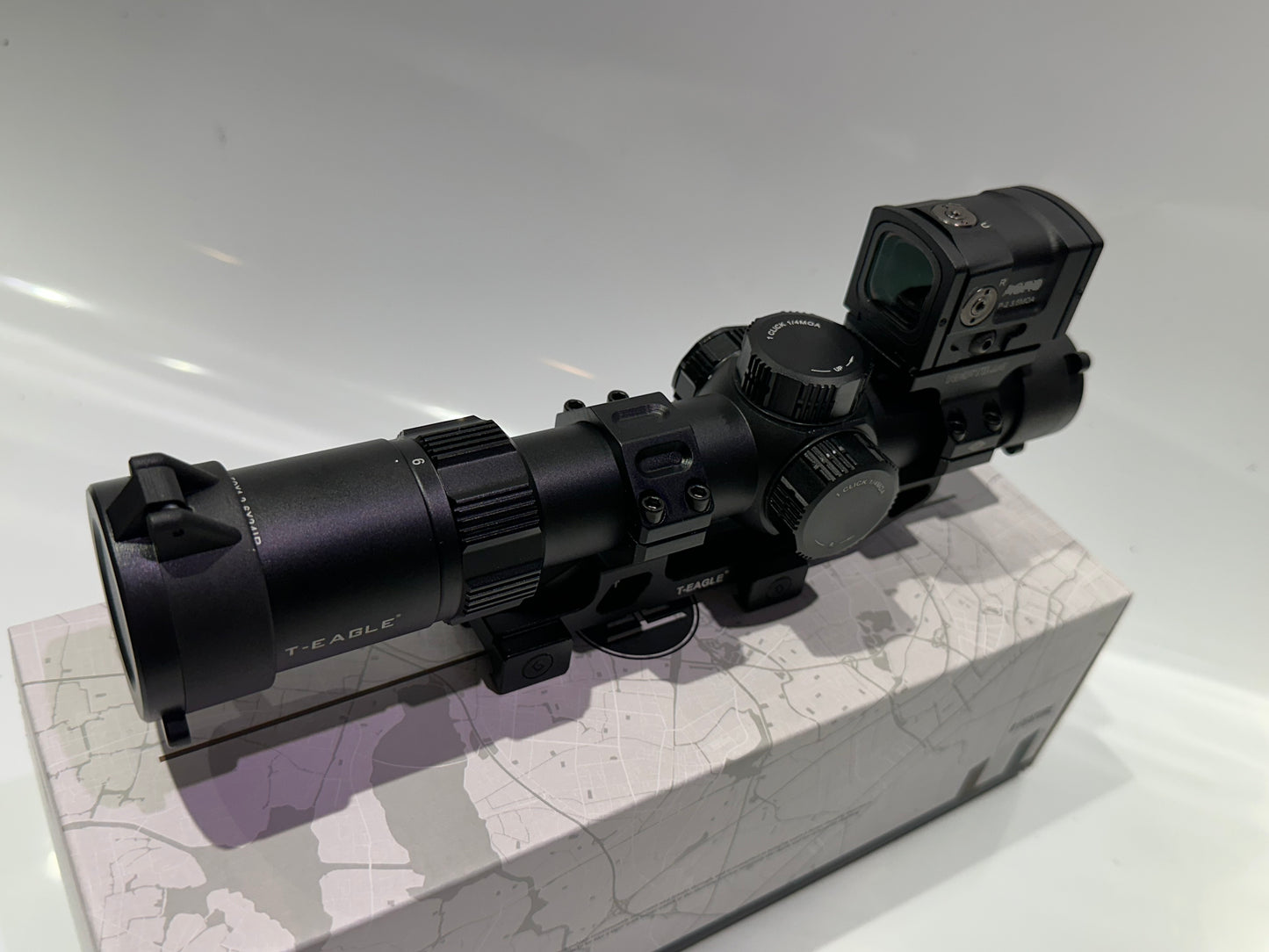 LVPO 1.2-6X24 Sight with Red dot sight.