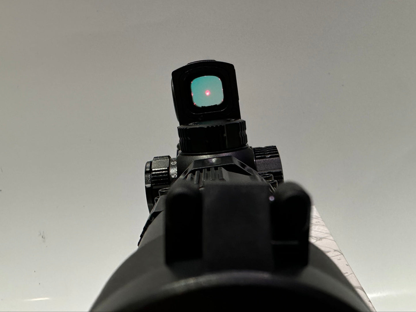 LVPO 1.2-6X24 Sight with Red dot sight.