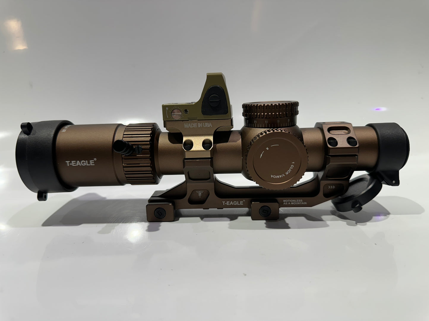 LPVO 1.2-6X24 Rifle scope illuminated reticule.