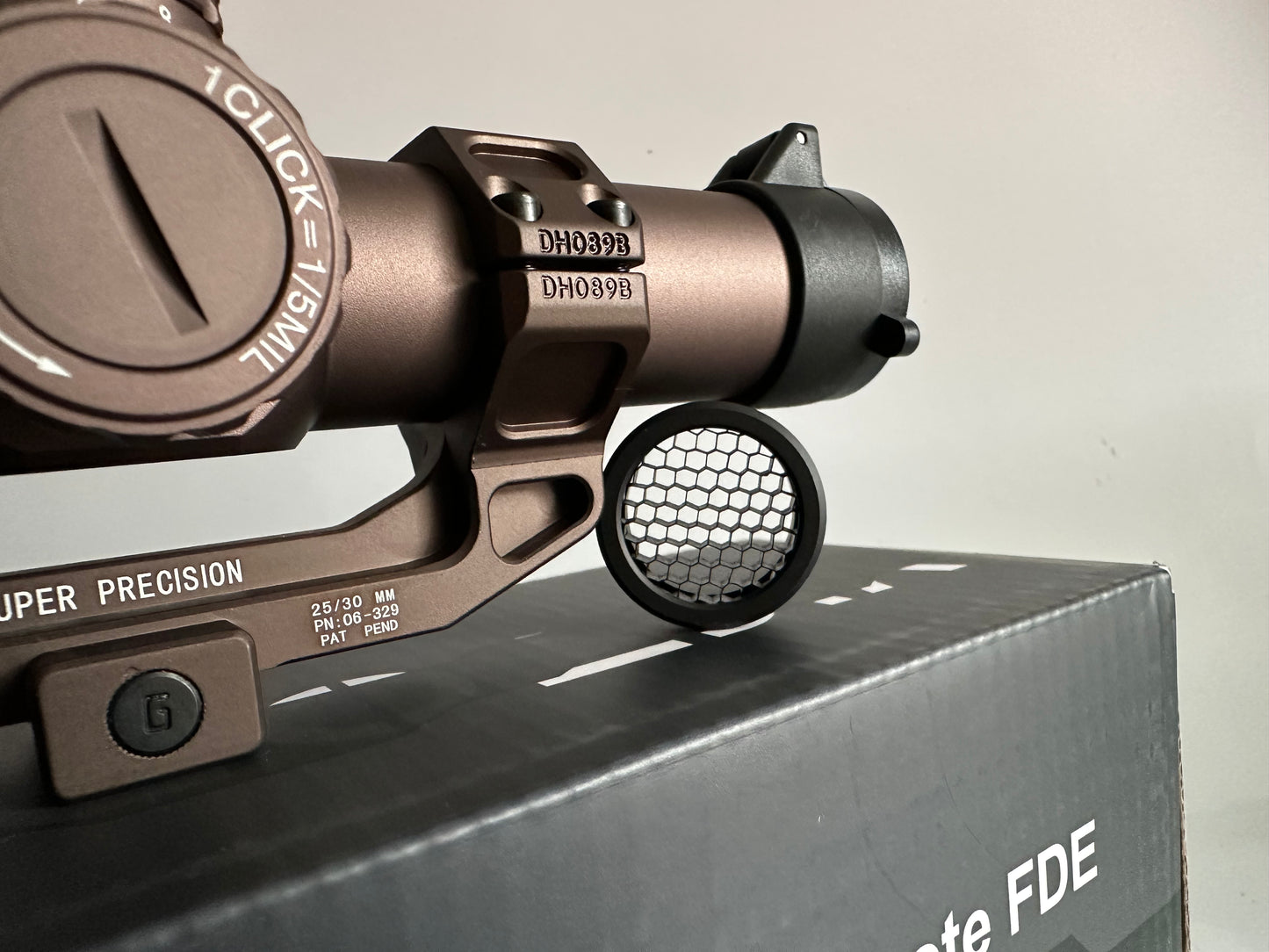 VICTOPTICS LPVO 1-6x24 Rifle scope illuminated reticle + ACRO Red dot sight Coyote tan