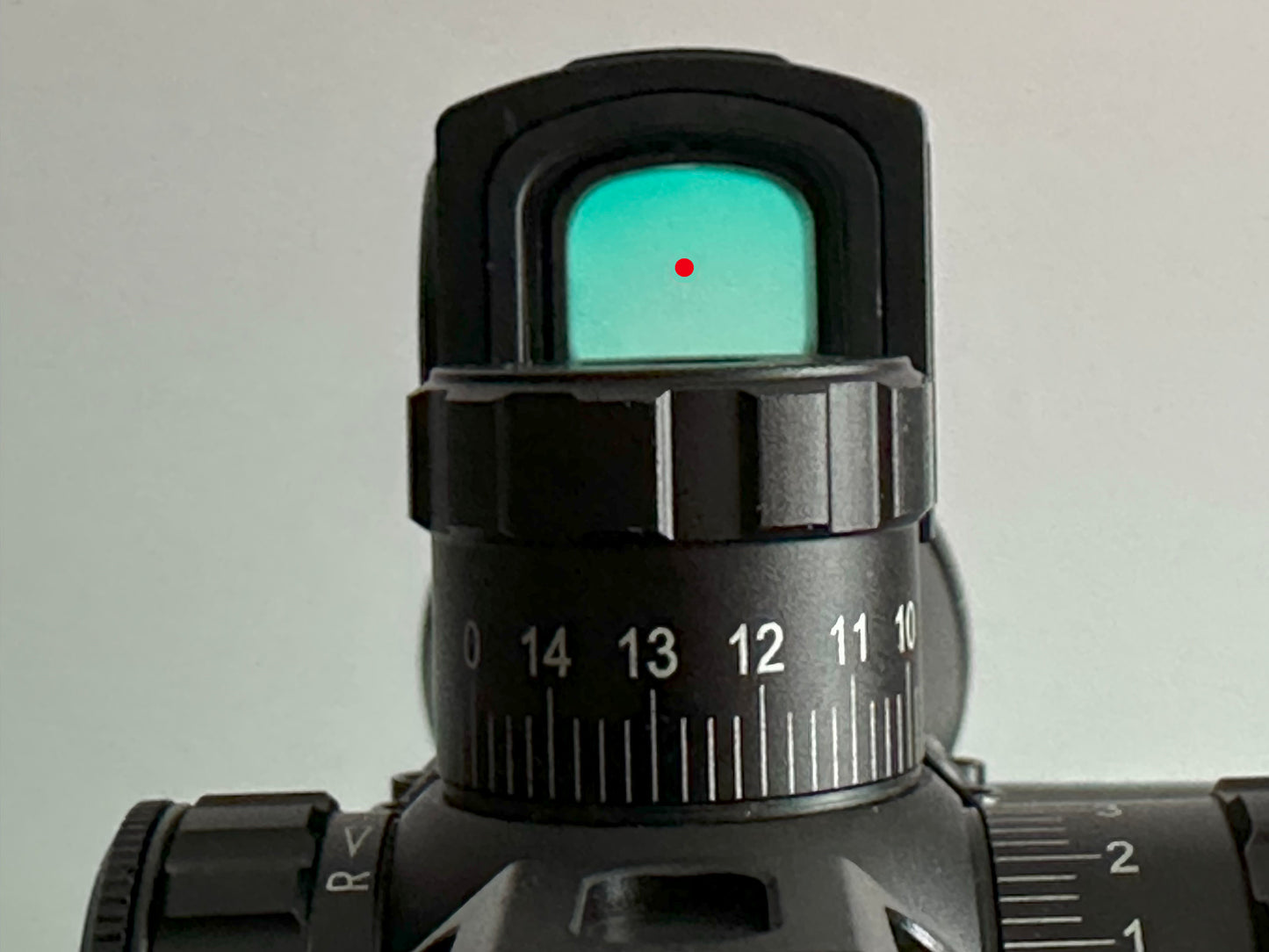 6-24X50 DMR Rifle scope illuminated reticle + ACRO Red dot sight