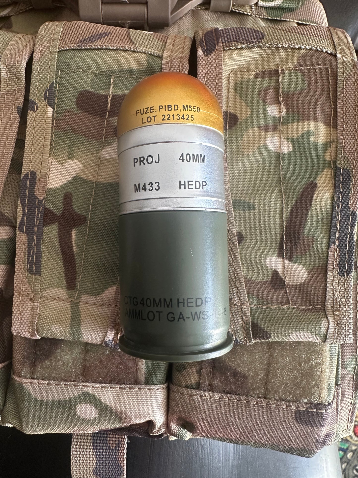 Prop real weight UGL Round 40mm GMG / Grenade launcher round