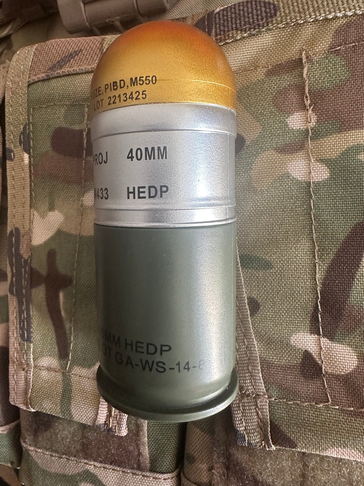 Prop real weight UGL Round 40mm GMG / Grenade launcher round