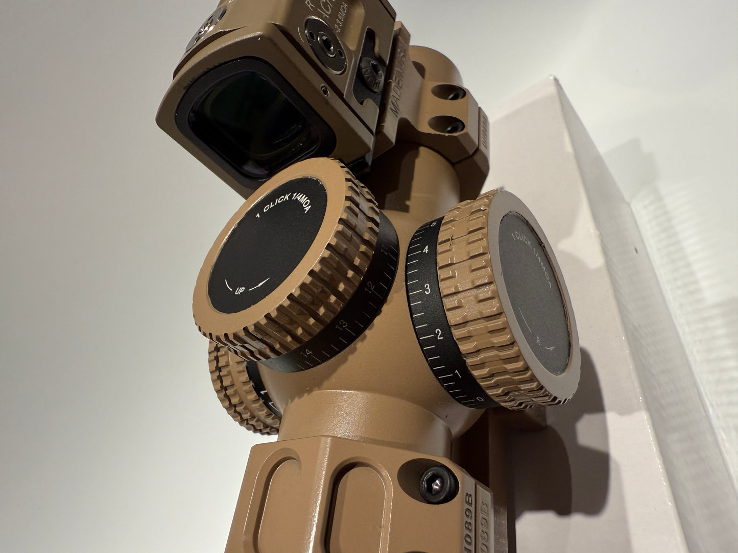 KS1 Style rifle scope SFP 1.2-6x24 in Dark Earth