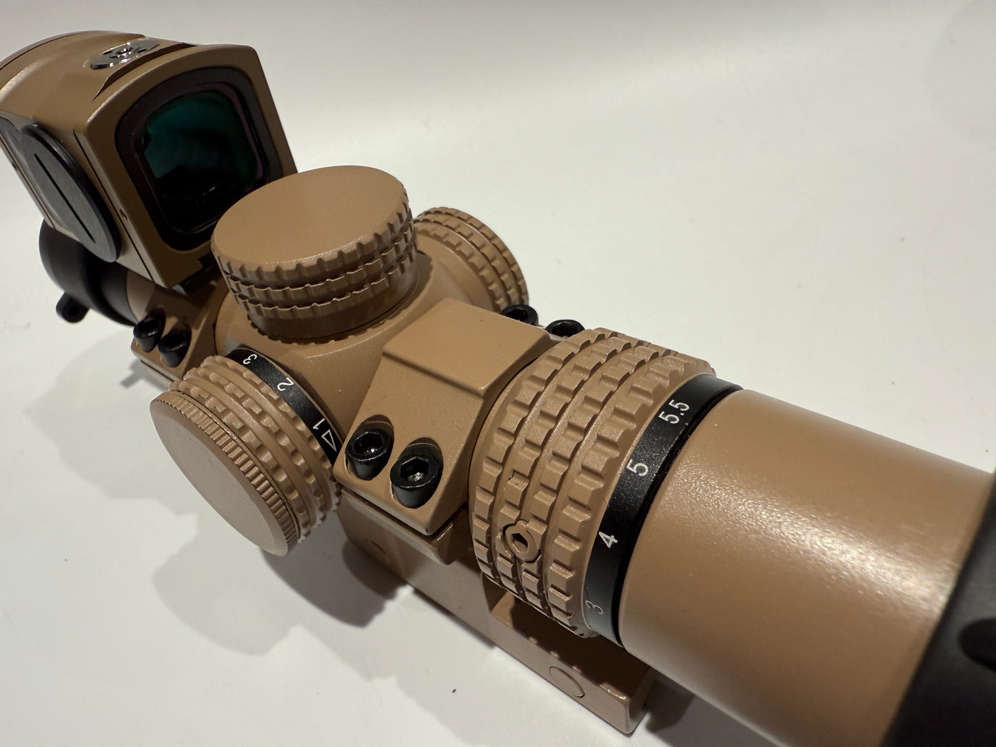 LPVO KS1 Style Low profile Rifle sight 1.5 - 5 x 20 British Army Rifle scope