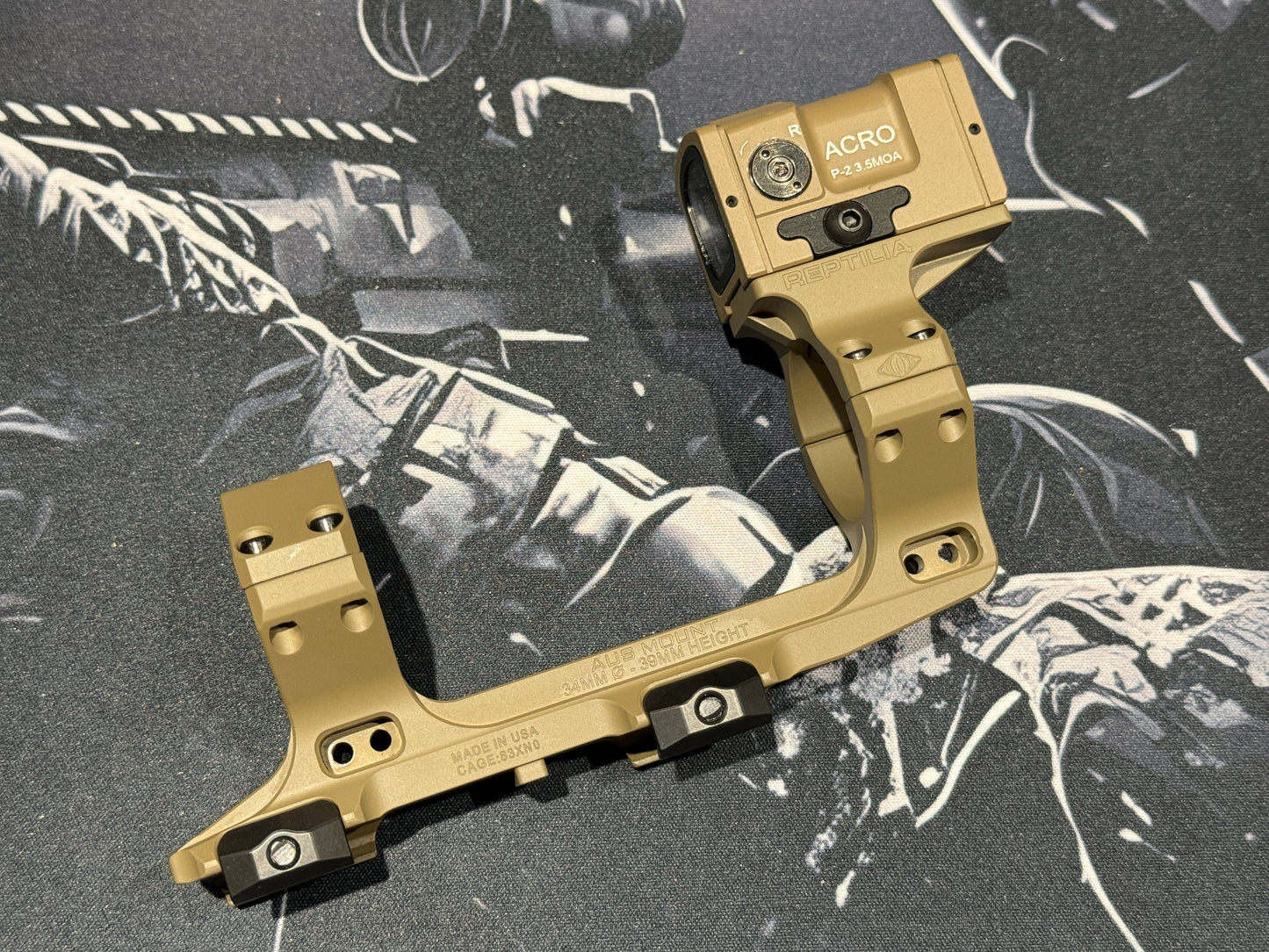 34mm cantilever scope rings with ACRO mount