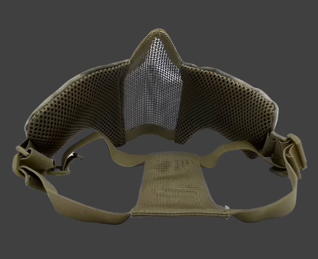 Multicam padded Tactical Half Facemask Airsoft Mask.