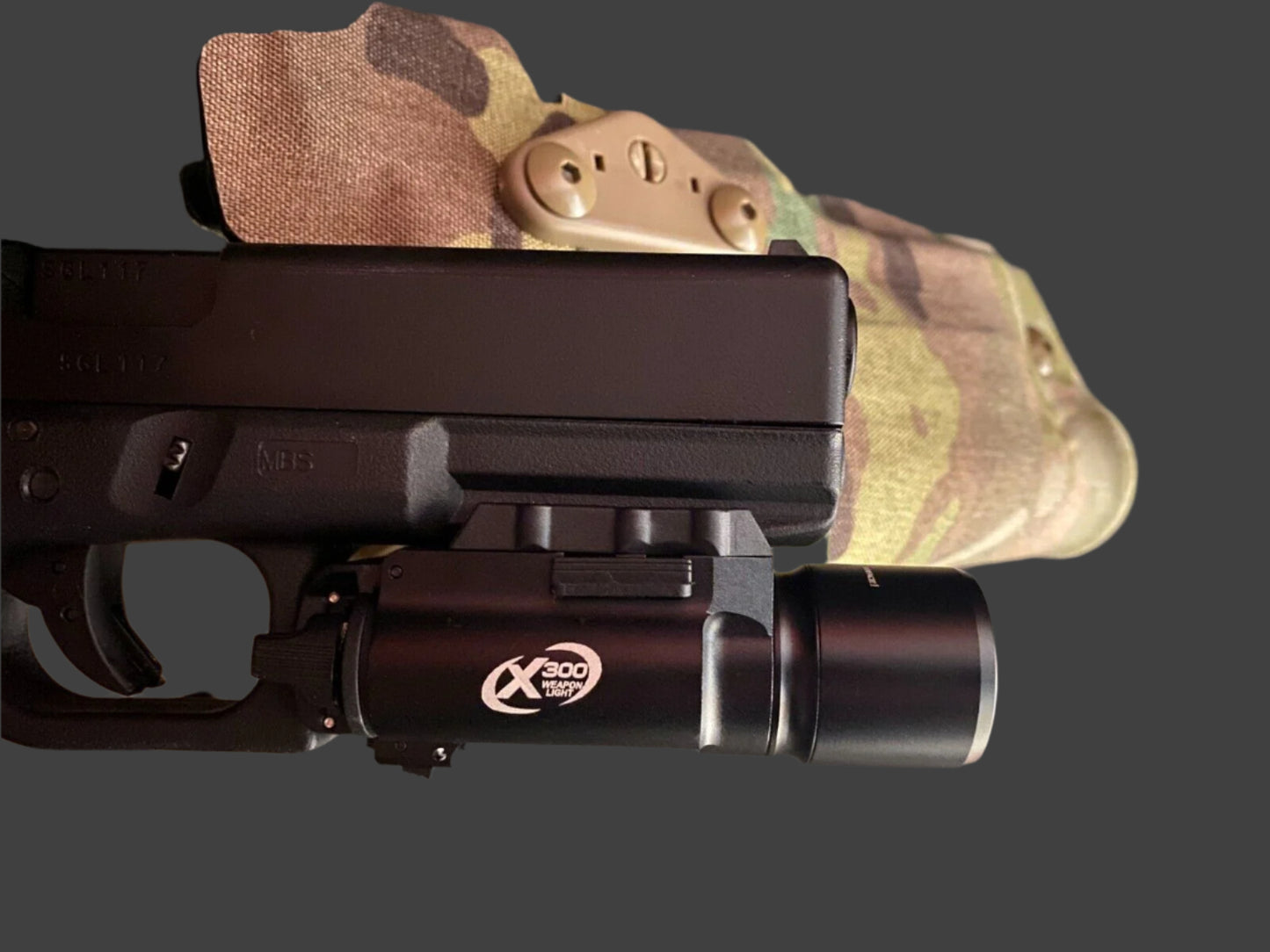 LED X300-A 1000 Lumens Element light Flashlight for Glock.