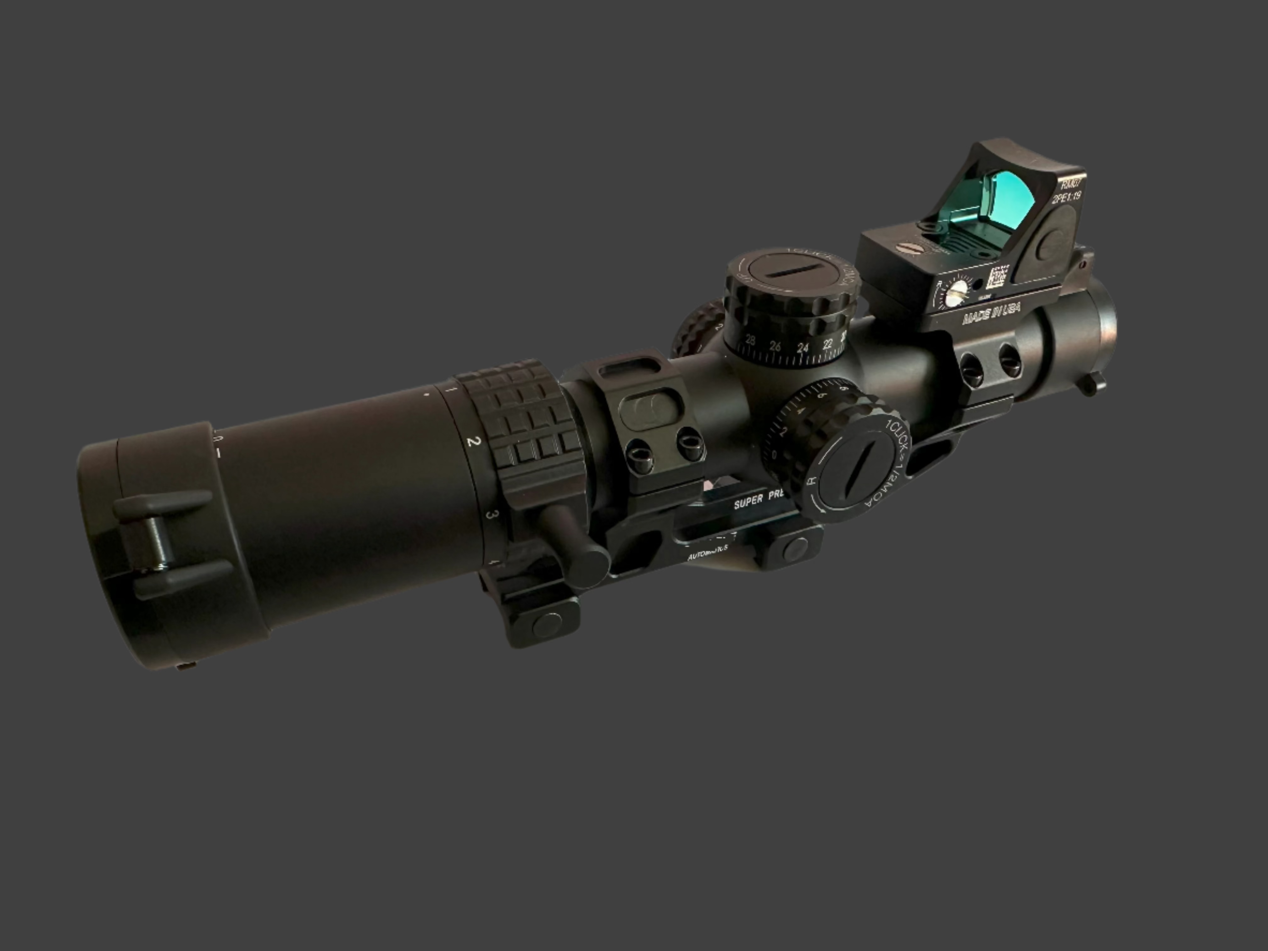 Compact LPVO 1-5X24 SIGHT WITH RMR RED DOT – HIG OPERATOR
