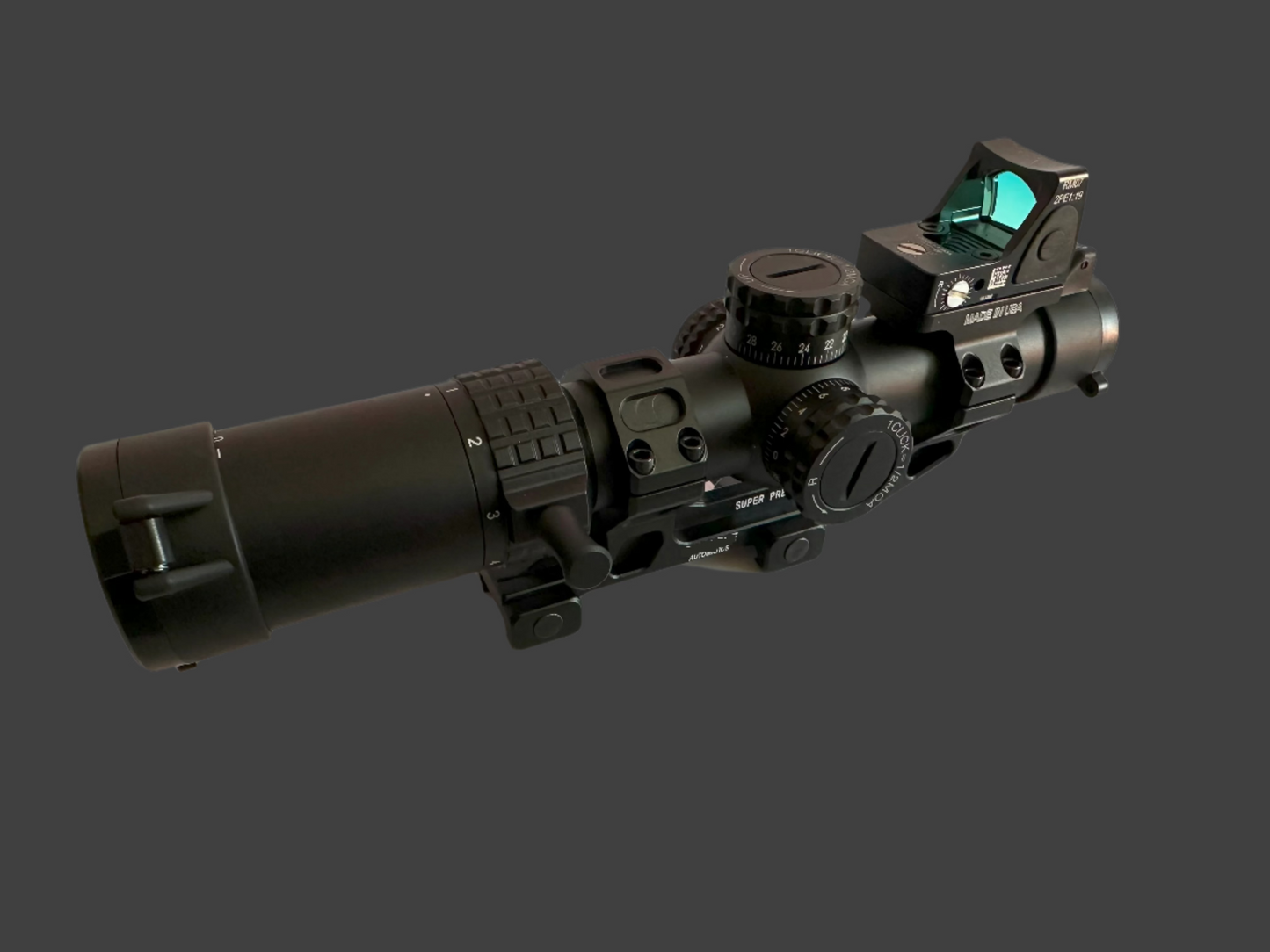 Compact LPVO 1-5X24 SIGHT WITH RMR RED DOT