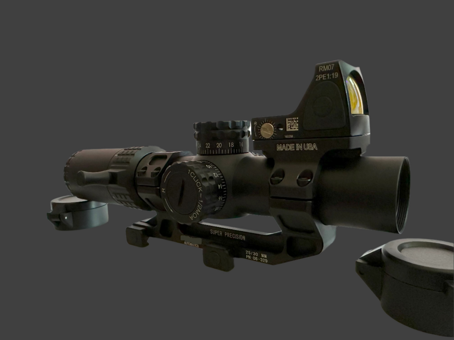 Compact LPVO 1-5X24 SIGHT WITH RMR RED DOT
