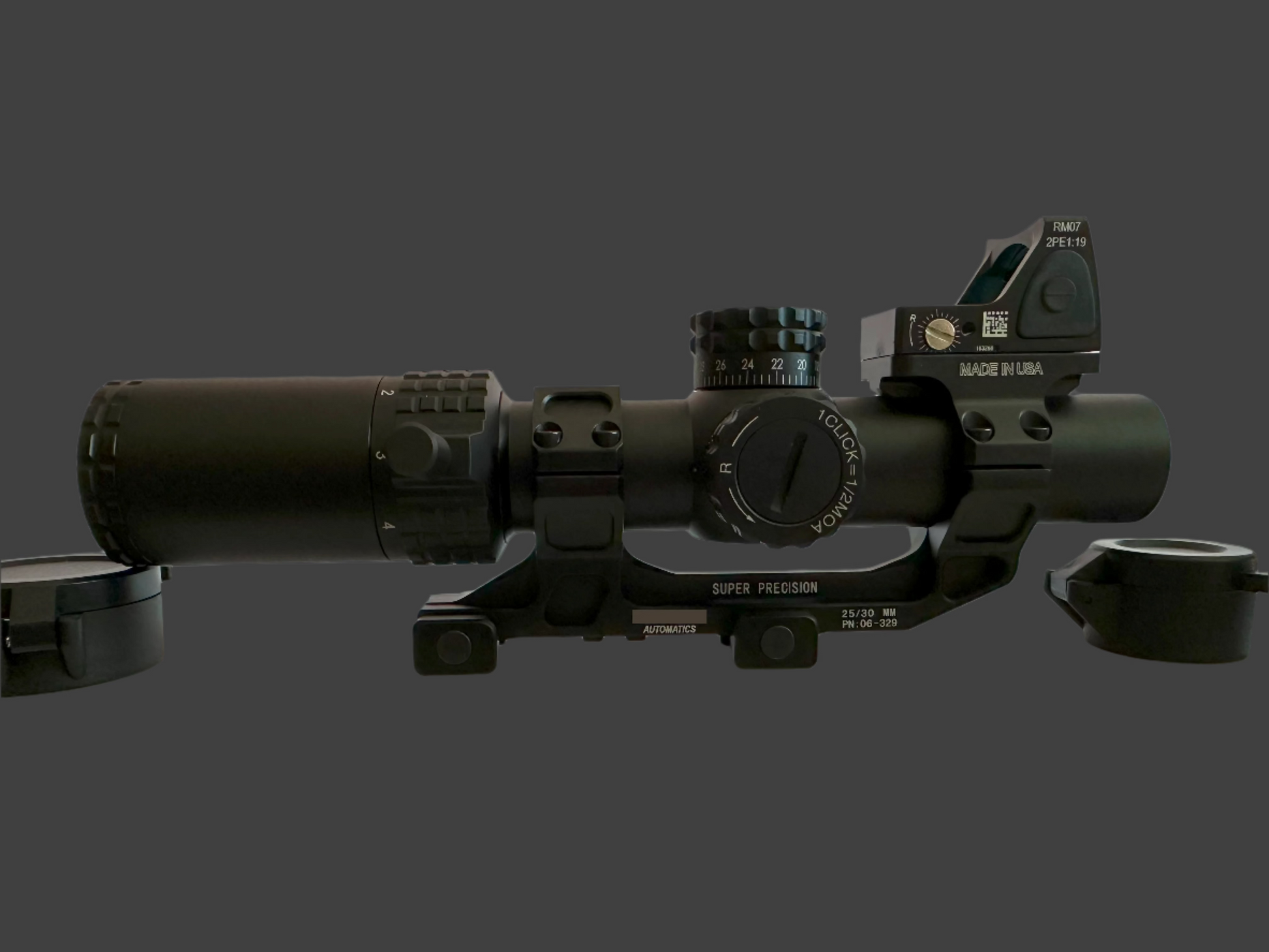 Compact LPVO 1-5X24 SIGHT WITH RMR RED DOT – HIG OPERATOR