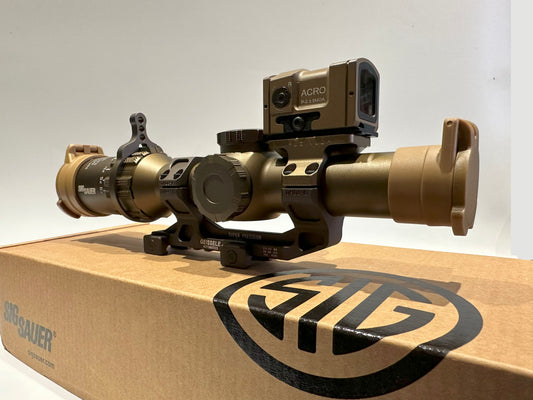 TANGO6T SCOPE with scope rings, ACRO Red Dot & lens covers
