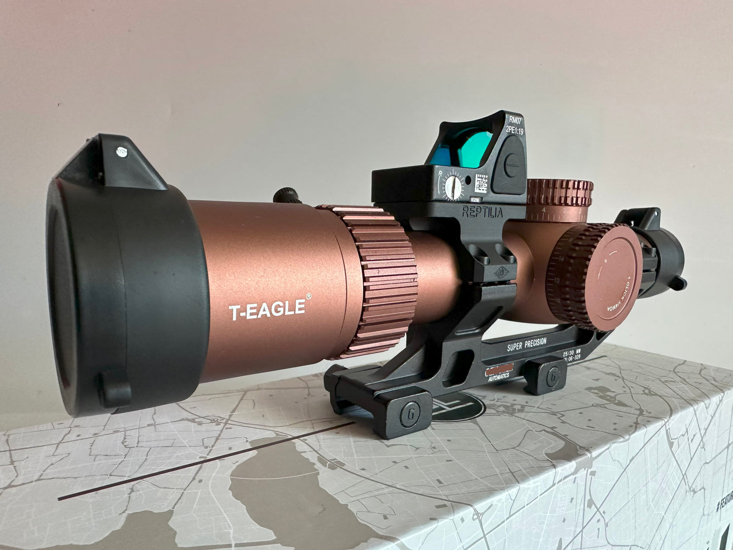 LPVO 1.2-6X24 British Army Rifle scope + RMR Red dot sight duo tone