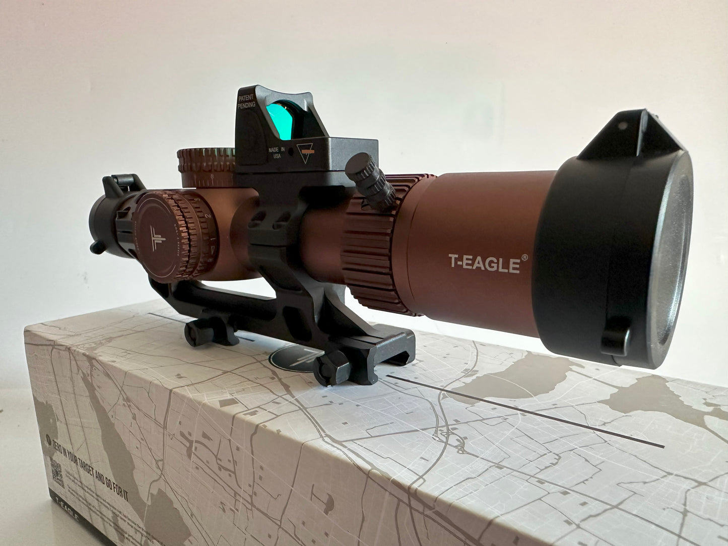 LPVO 1.2-6X24 British Army Rifle scope + RMR Red dot sight duo tone