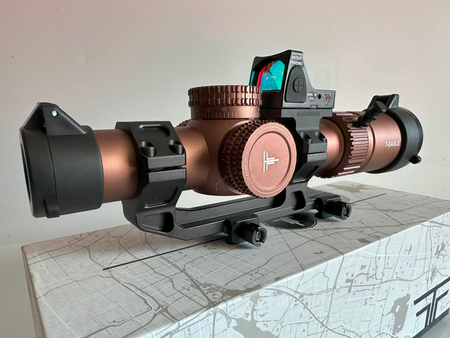 LPVO 1.2-6X24 British Army Rifle scope + RMR Red dot sight duo tone