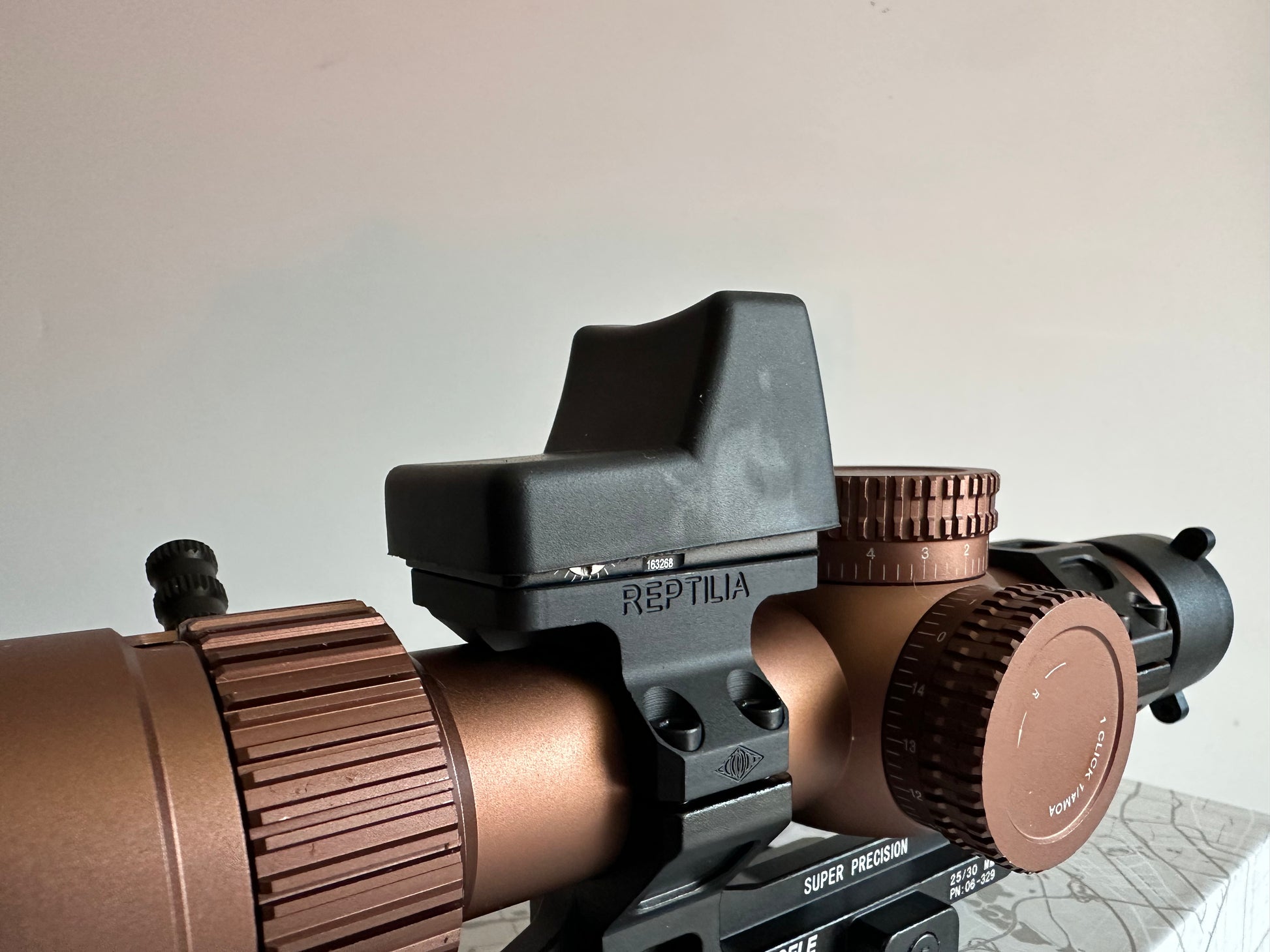 LPVO 1.2-6X24 British Army Rifle scope + RMR Red dot sight duo tone ...