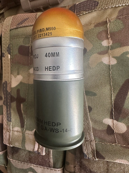 Prop real weight UGL Round 40mm GMG / Grenade launcher round