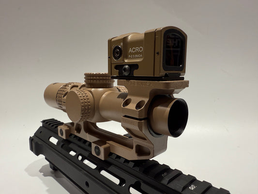 KS1 AMG Style Rifle sight 1.5-5x20 Magnification Dark earth with Red Dot