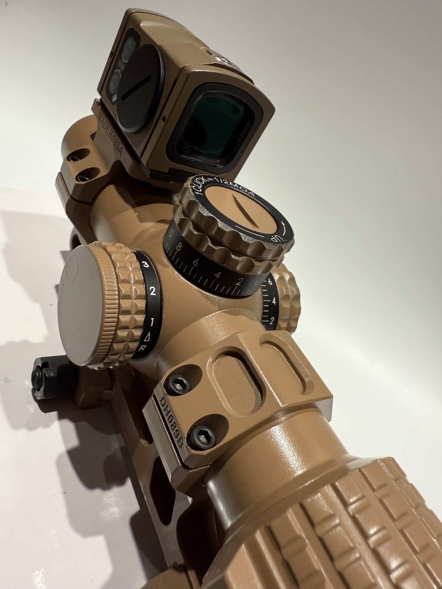 KS1 LPVO 1.5-5X24 British Army Rifle scope style + Red dot sight Dark Earth