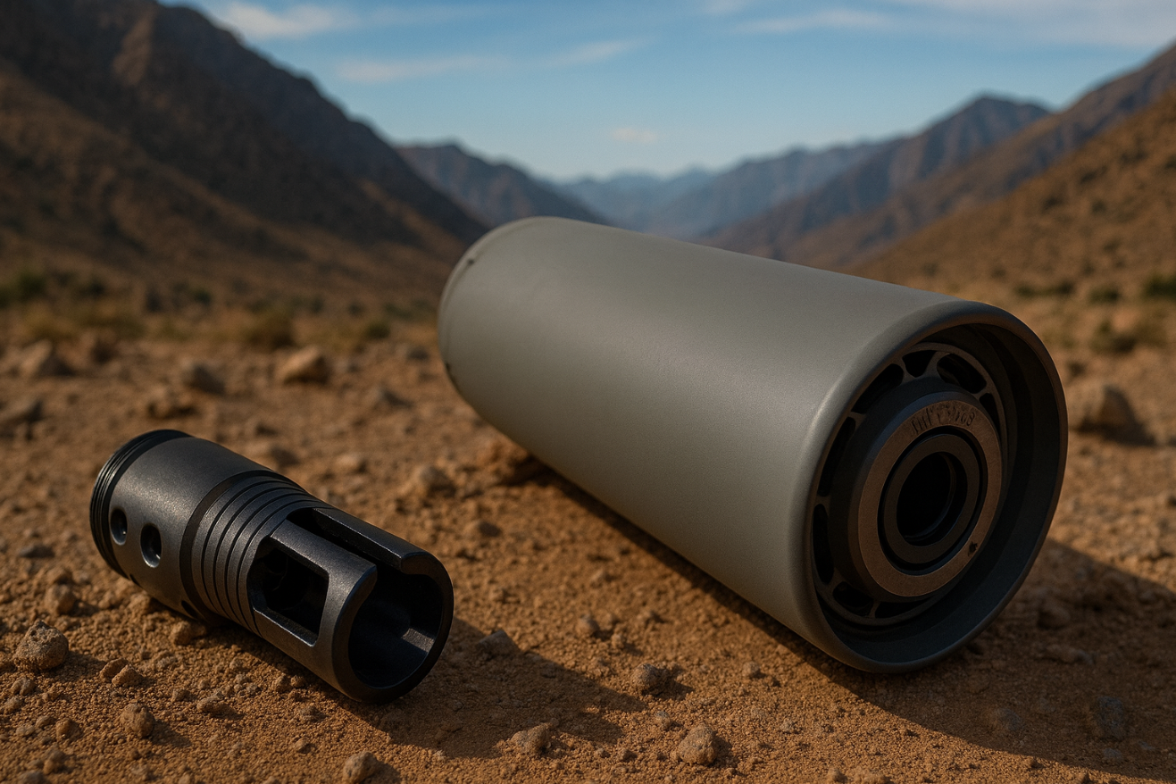 Airsoft VFC KAC QDC KS1 Suppressor with Flash eliminator