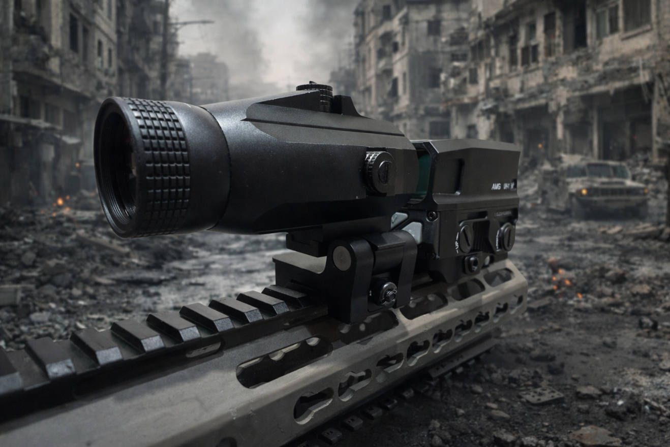 Toy AMG UH-1 Red dot with V3XM magnifier