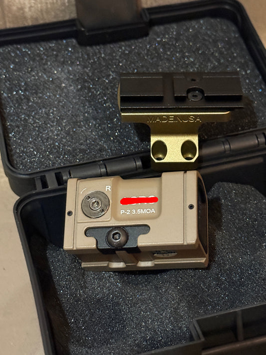 Airsoft P2 RED DOT SIGHT WITH 30MM SCOPE RING MOUNT