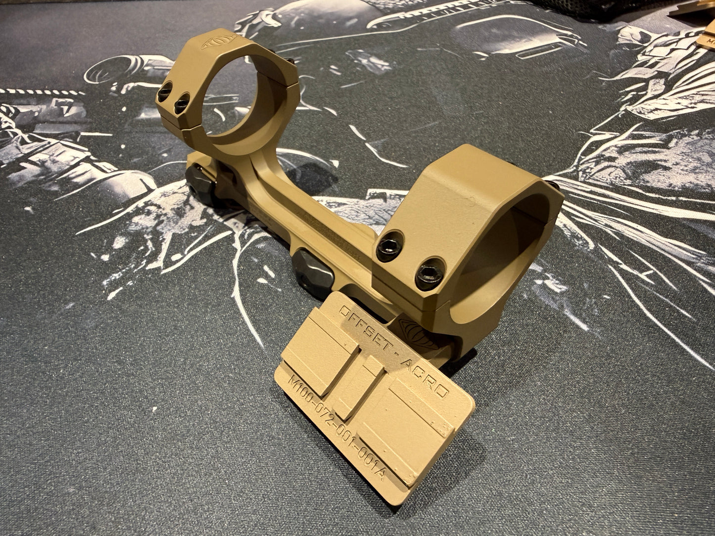 34mm cantilever scope rings with off set ACRO mount