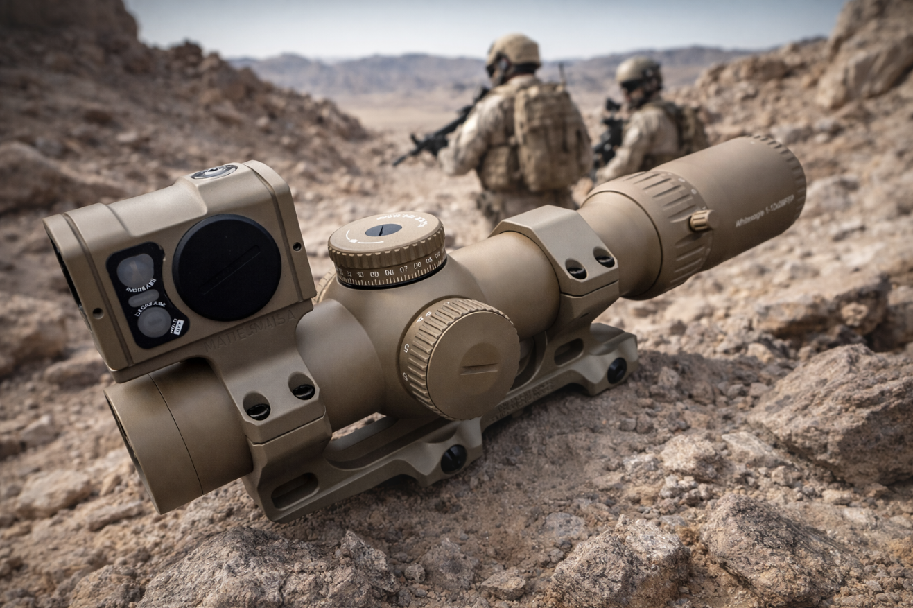 KS1  LPVO Full Dark Earth 1-10x28 Scope 34mm Tube FFP Sight