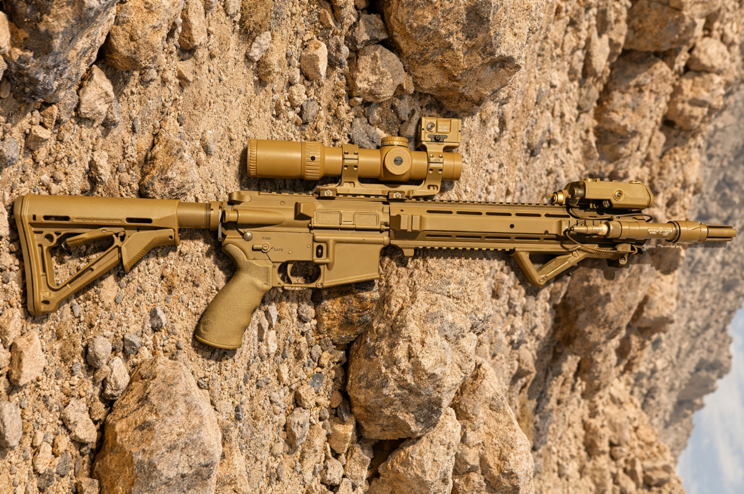 KS1  LPVO Full Dark Earth 1-10x28 Scope 34mm Tube FFP Sight