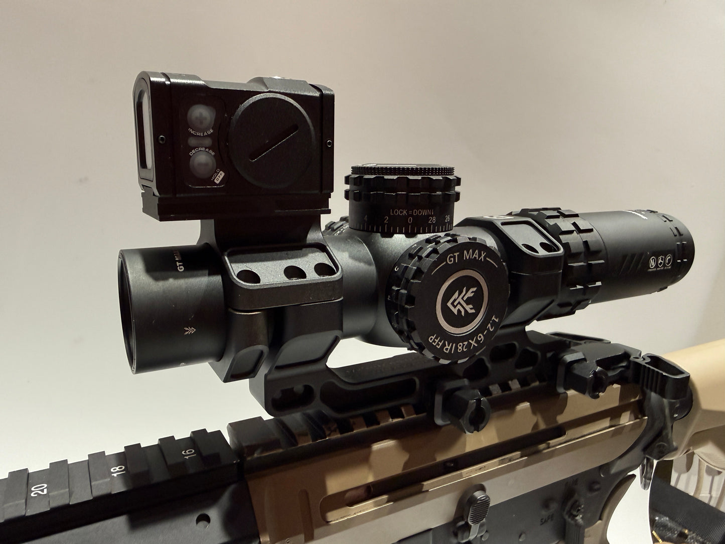 SWAMP FOX GT MAX 1.2-6x28 IR First Focal Plane 34MM Tube