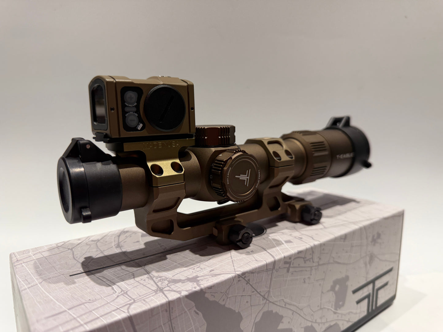 KS1 LPVO 1.2-6 x 24 British Army Rifle scope style Red dot sight