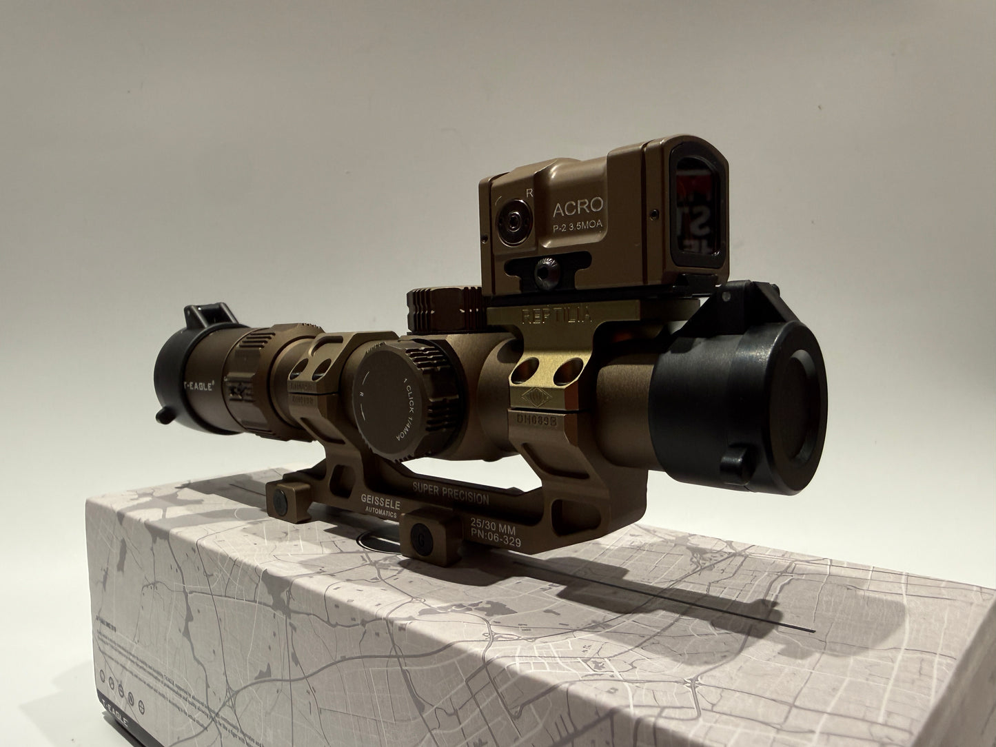 KS1 LPVO 1.2-6 x 24 British Army Rifle scope style Red dot sight