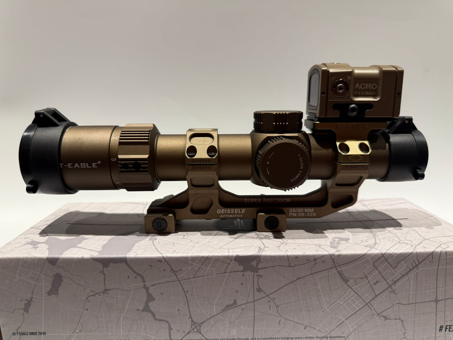 KS1 LPVO 1.2-6 x 24 British Army Rifle scope style Red dot sight