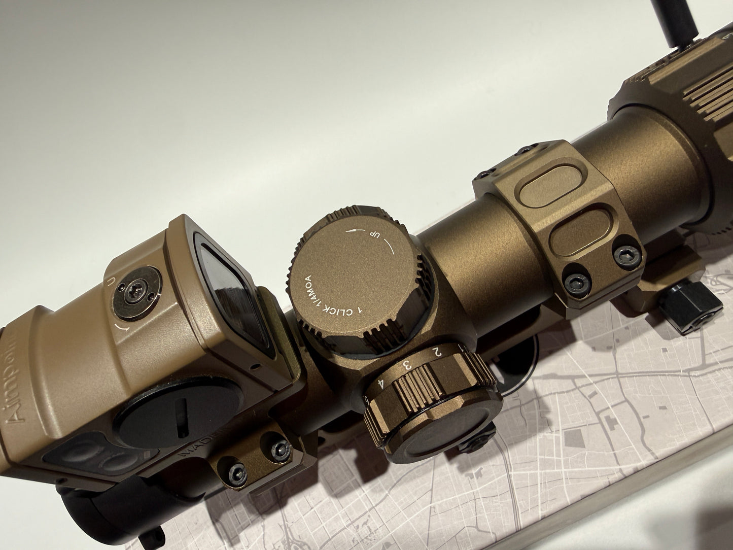 KS1 LPVO 1.2-6 x 24 British Army Rifle scope style Red dot sight