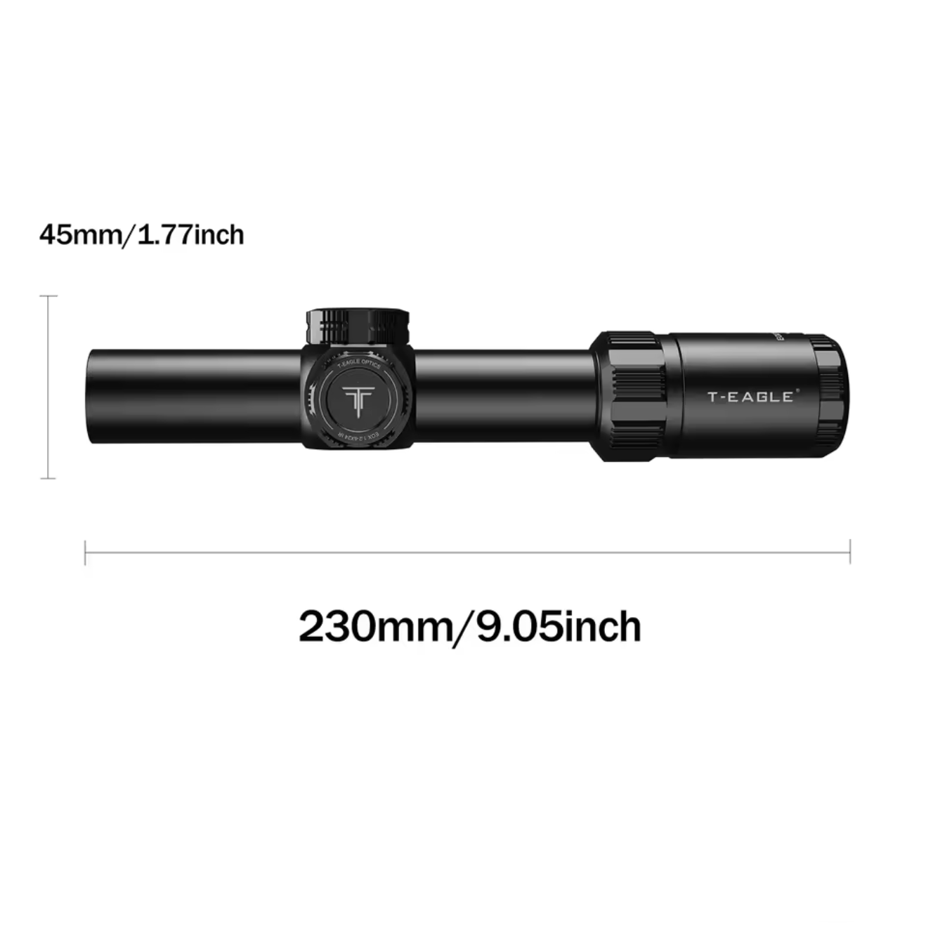 KS1 LPVO 1.2-6 x 24 British Army Rifle scope style Red dot sight