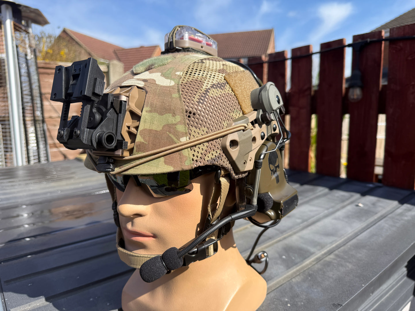 FMA Exfil Helmet airsoft with Functional COMTAC`s Seal Team Airsoft helmet