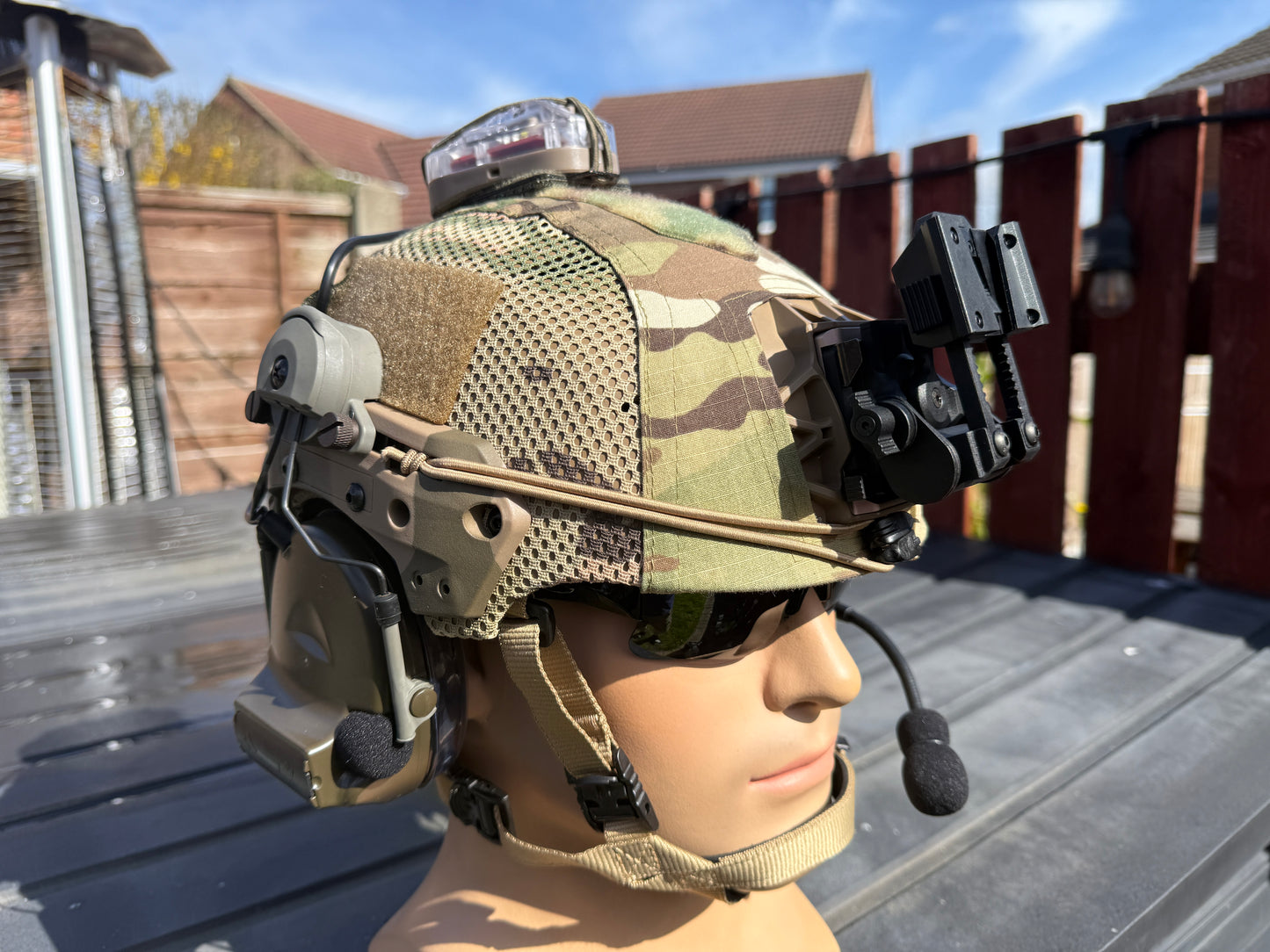 FMA Exfil Helmet airsoft with Functional COMTAC`s Seal Team Airsoft helmet