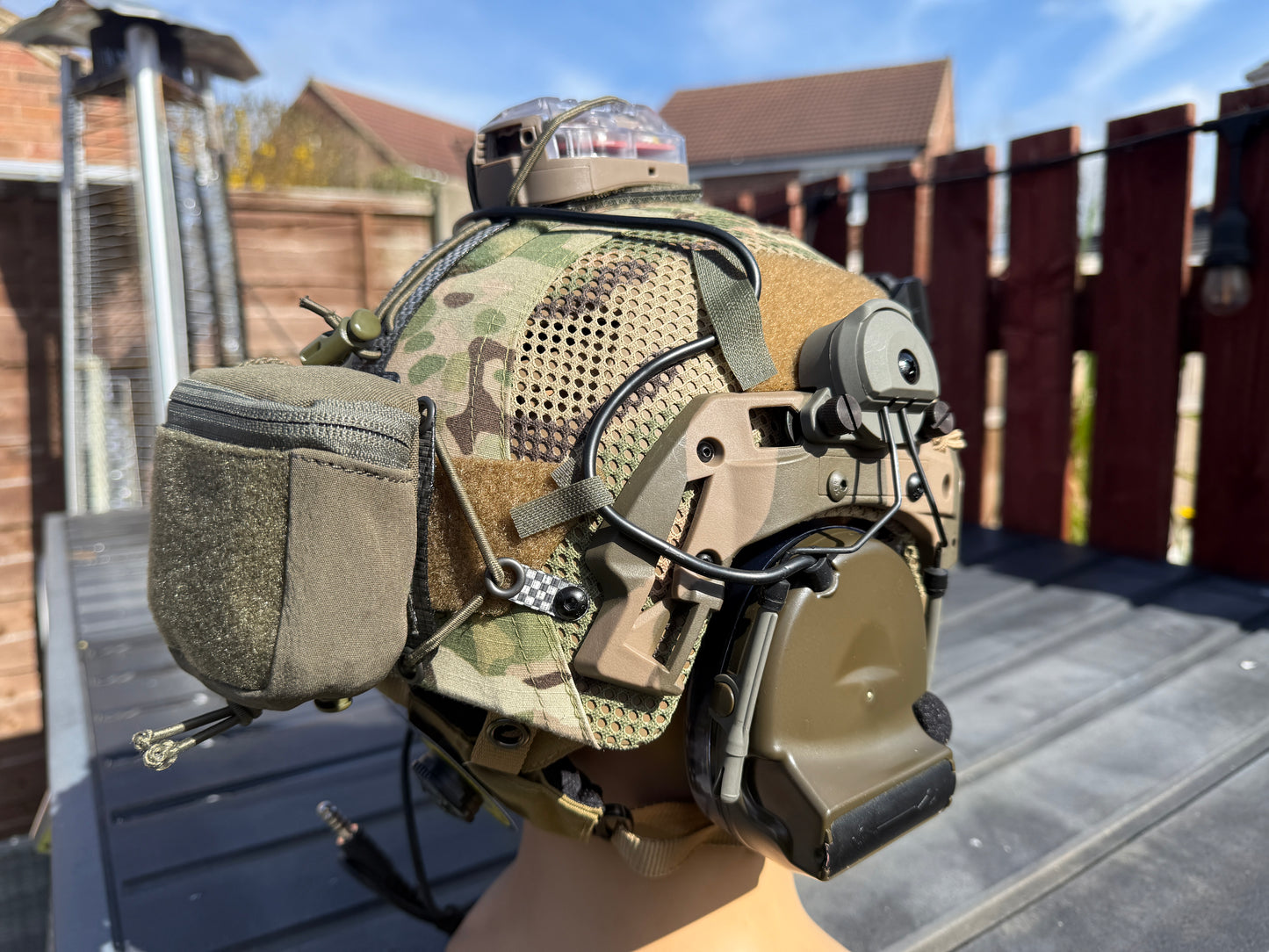 FMA Exfil Helmet airsoft with Functional COMTAC`s Seal Team Airsoft helmet