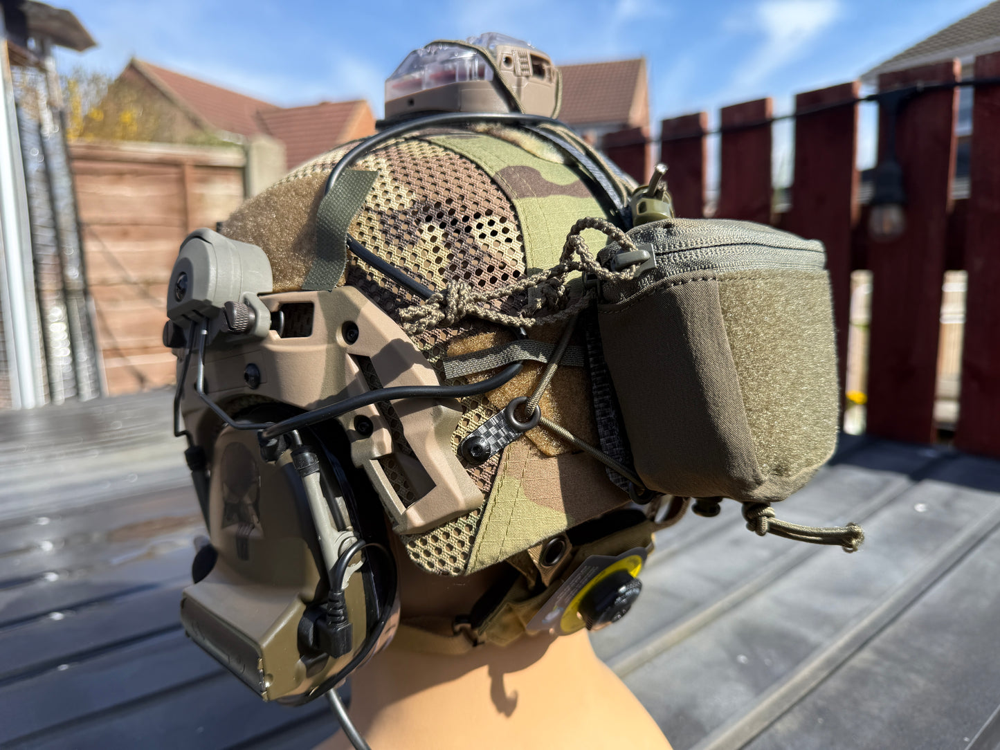 FMA Exfil Helmet airsoft with Functional COMTAC`s Seal Team Airsoft helmet