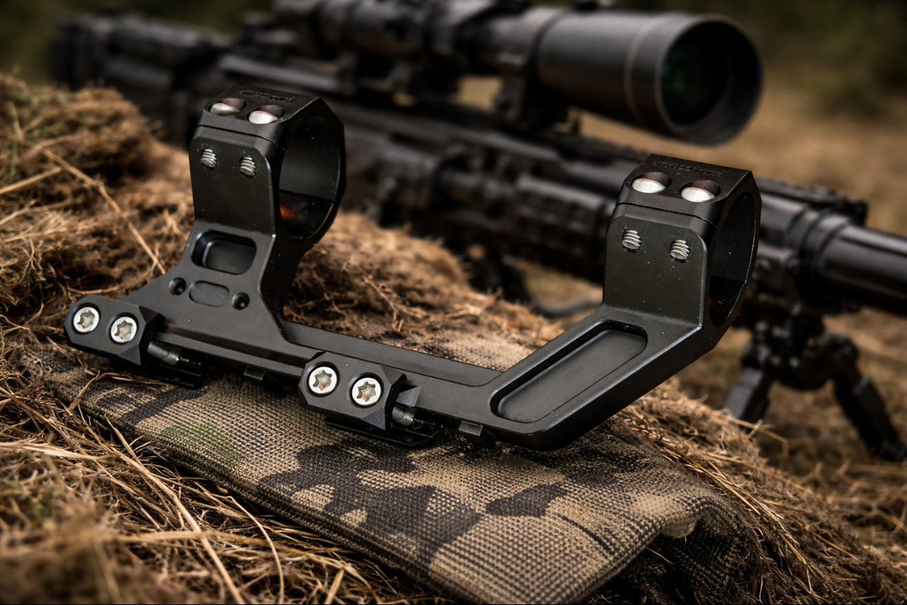 30mm Cantilever scope mounts high