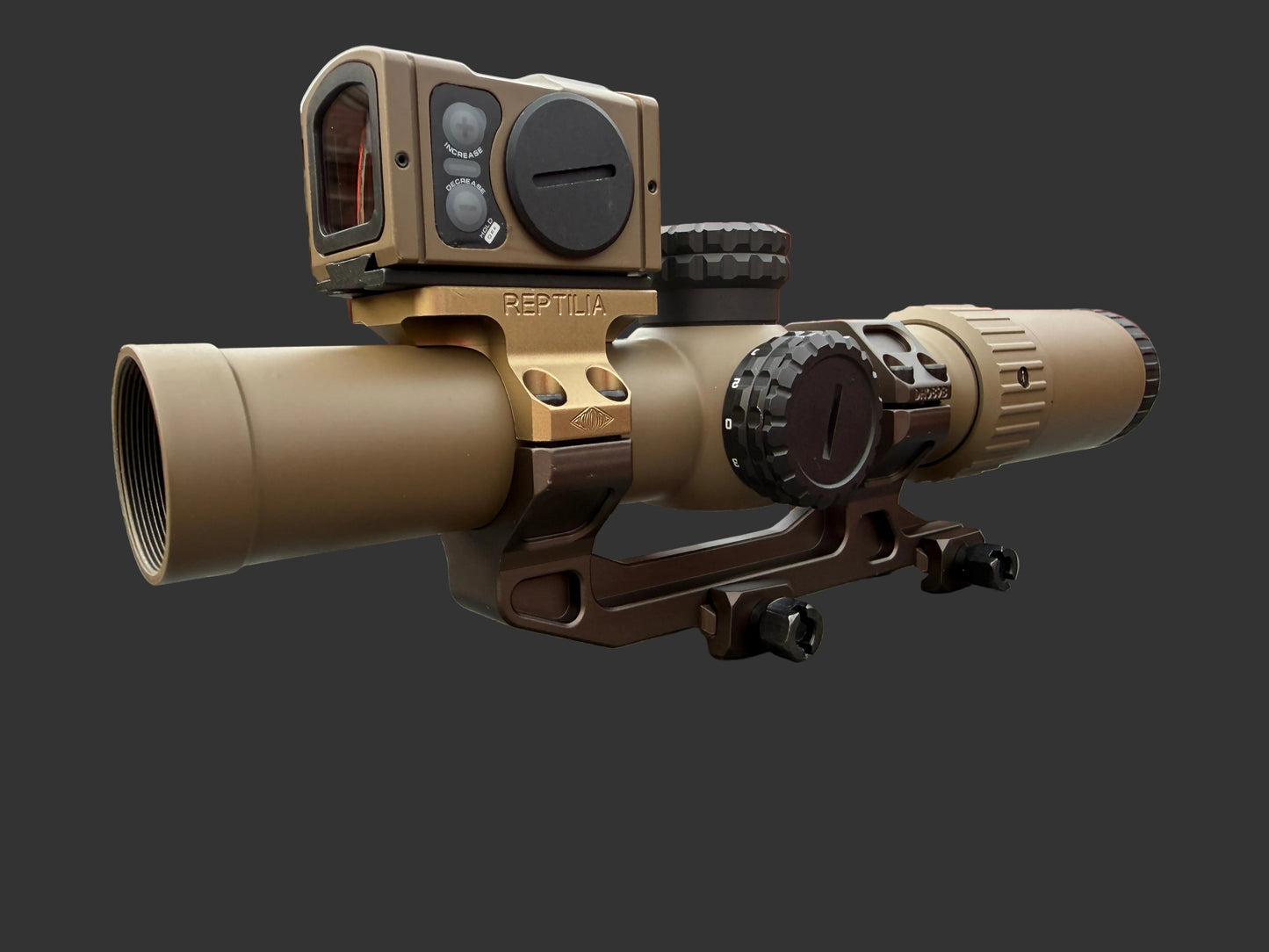 MONSTRUM LADON 1-6X24 FDE LPVO with Red Dot SFP