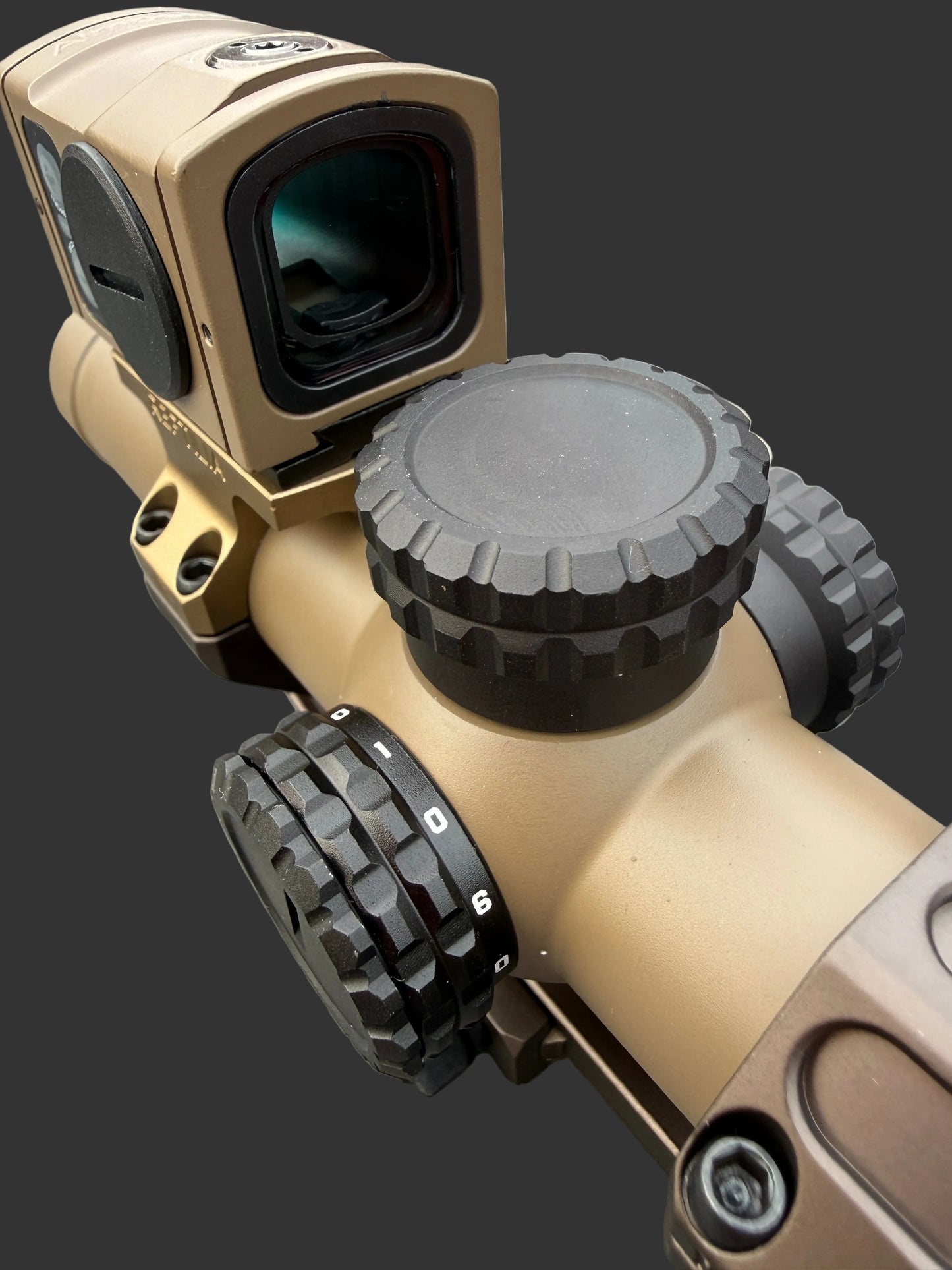 MONSTRUM LADON 1-6X24 FDE LPVO with Red Dot SFP