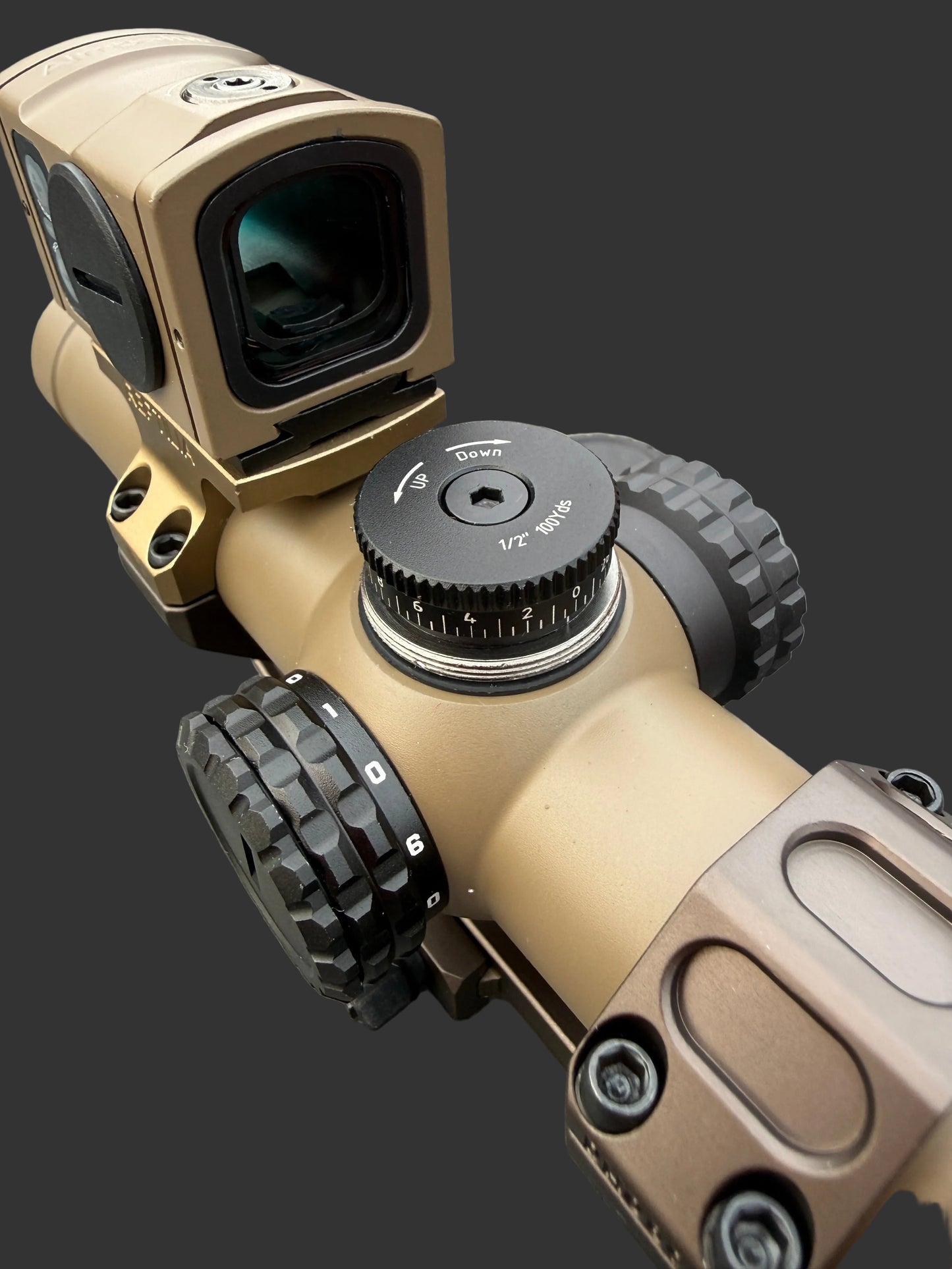 MONSTRUM LADON 1-6X24 FDE LPVO with Red Dot SFP