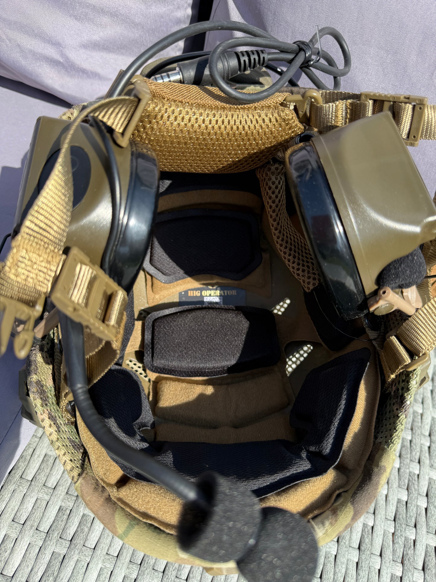 Special Forces Airsoft Custom 3.0 Exfil helmet with Headset